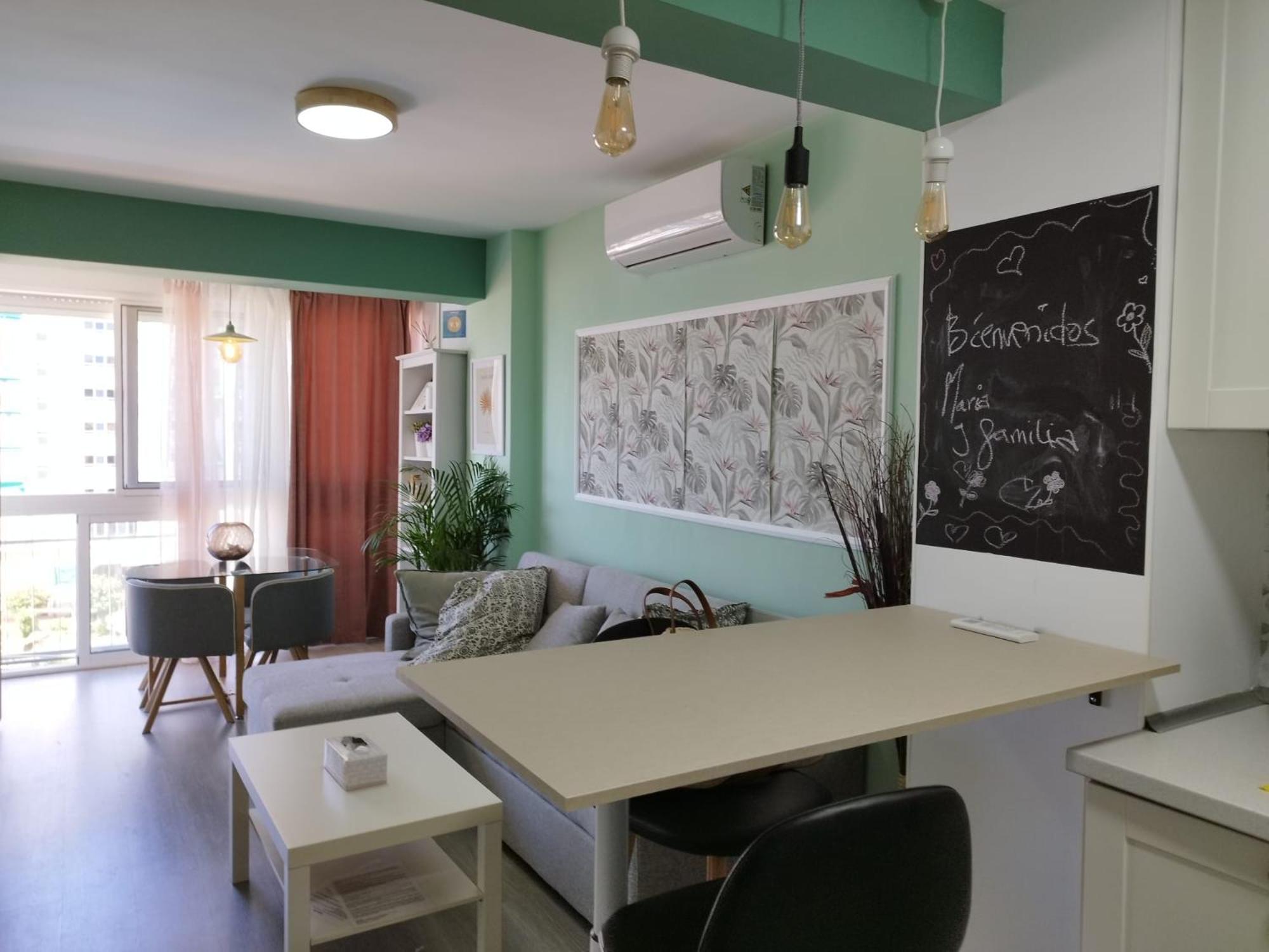 Appartamento M1 403 Frontal Al Mar Vistas Terraza Y Wifi Benalmádena Esterno foto
