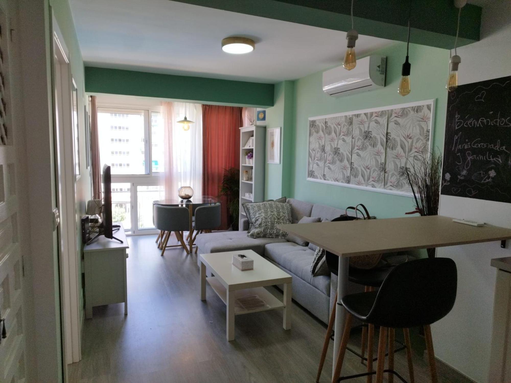 Appartamento M1 403 Frontal Al Mar Vistas Terraza Y Wifi Benalmádena Esterno foto
