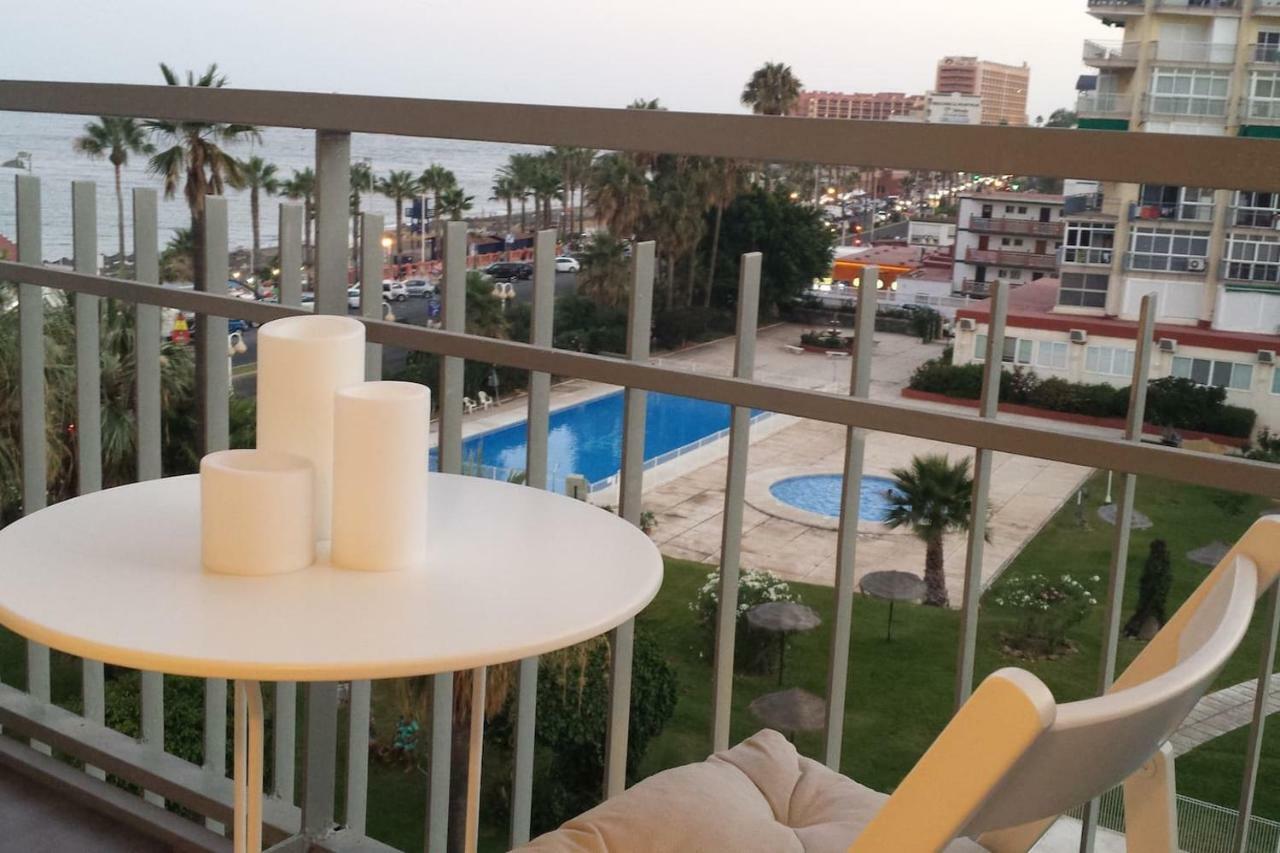 Appartamento M1 403 Frontal Al Mar Vistas Terraza Y Wifi Benalmádena Esterno foto
